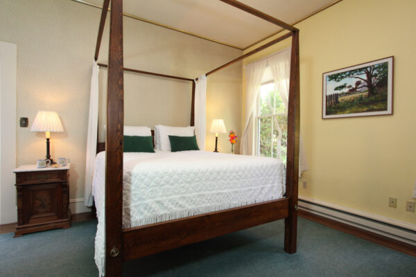 guestroom at joshua grindle inn mendocino with bed